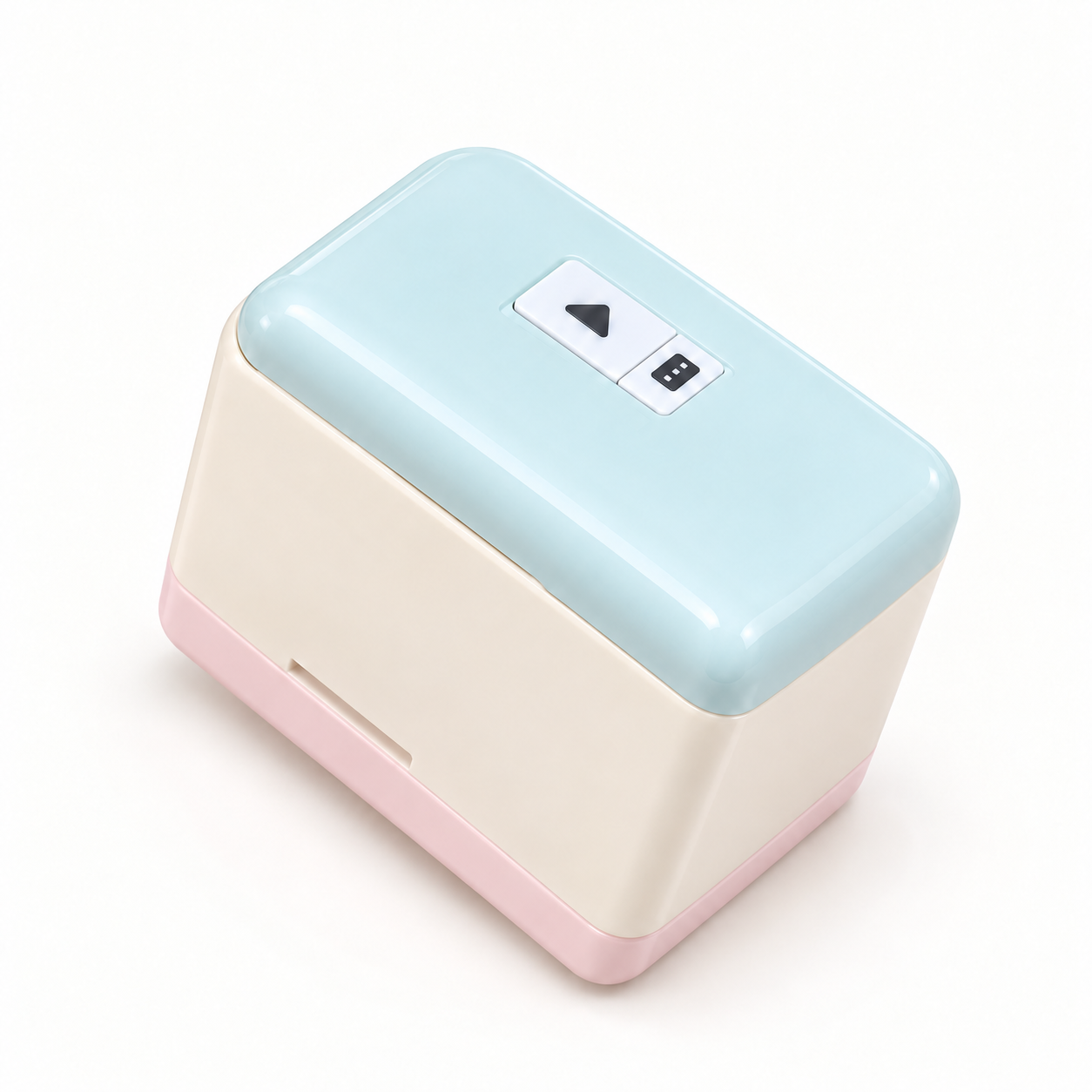 ミント、クリーム、ピンクのNekoStamp